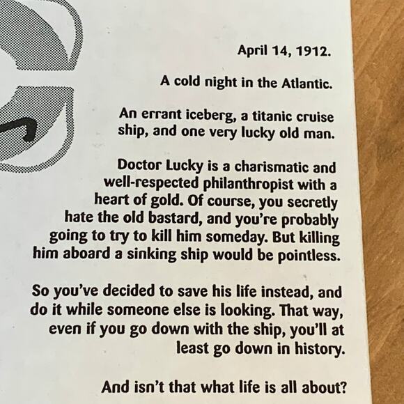 Save Doctor Lucky CheapAss Games James Ernest Complete EUC Mystery - Picture 3 of 8